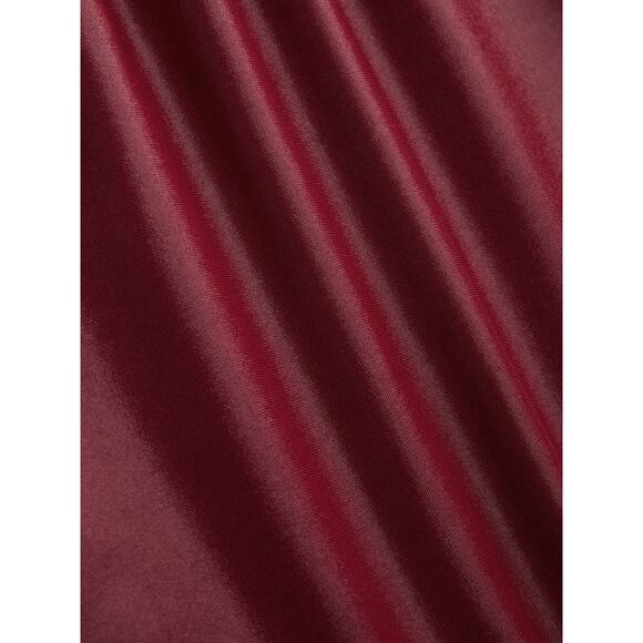 Cider Womens Wine Red Satin Cropped Top Size Small | Square Neck Ruched Tank NWT - Picture 10 of 12